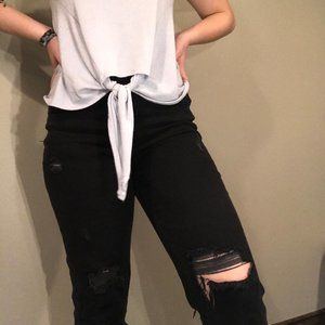 Wild Fable Size 8 High Waisted Ripped Jeans